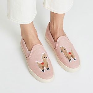 Soludos | Pink llama sneakers